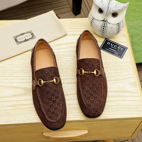 Replica Gucci Oxfords Shoes For Men #1231680 $80.00 USD for Wholesale