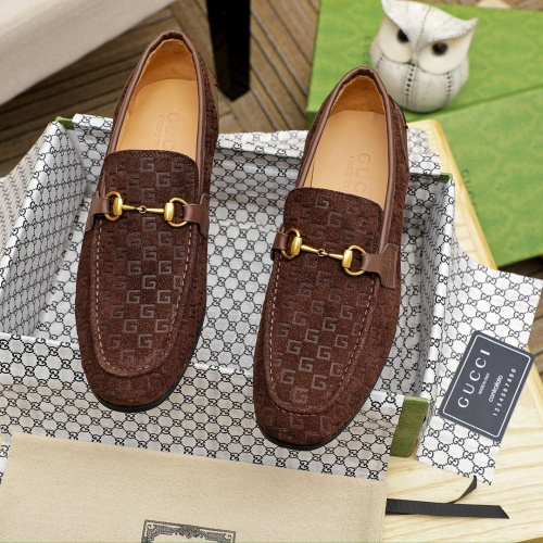 Replica Gucci Oxfords Shoes For Men #1231680 $80.00 USD for Wholesale