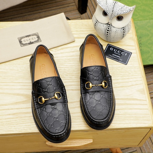 Replica Gucci Oxfords Shoes For Men #1231687 $82.00 USD for Wholesale