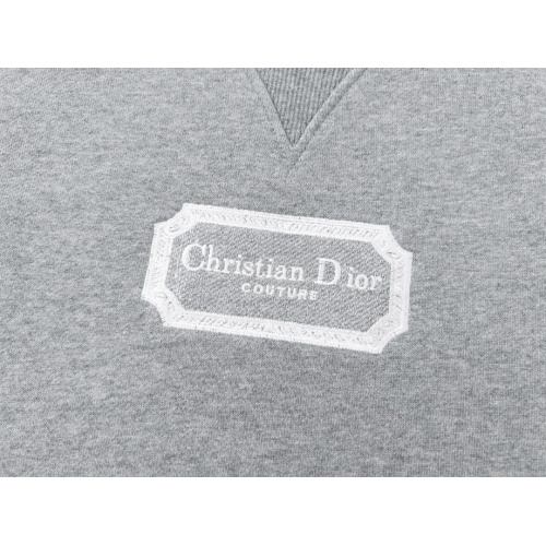 Replica Christian Dior Hoodies Long Sleeved For Unisex #1231720 $56.00 USD for Wholesale