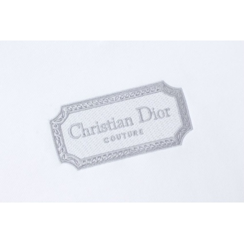 Replica Christian Dior Hoodies Long Sleeved For Unisex #1231722 $56.00 USD for Wholesale