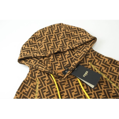 Replica Fendi Hoodies Long Sleeved For Unisex #1231724 $64.00 USD for Wholesale