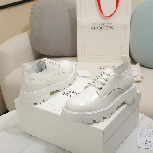 Alexander McQueen Leather Shoes For Women #1231769 $105.00 USD, Wholesale Replica Alexander McQueen Leather Shoes