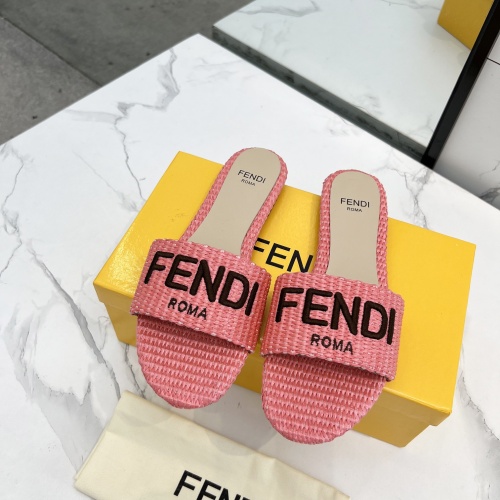 Fendi Slippers For Women #1231808 $82.00 USD, Wholesale Replica Fendi Slippers