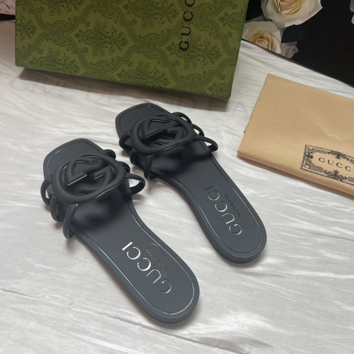 Replica Gucci Slippers For Women #1231824 $56.00 USD for Wholesale