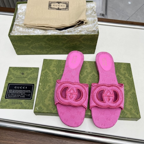 Replica Gucci Slippers For Women #1231828 $72.00 USD for Wholesale