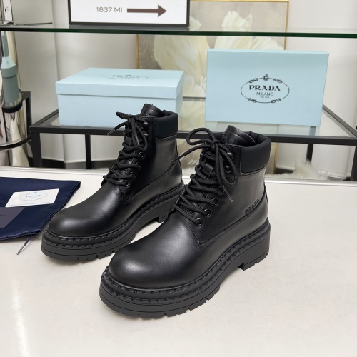 Prada Boots For Women #1231840 $105.00 USD, Wholesale Replica Prada Boots