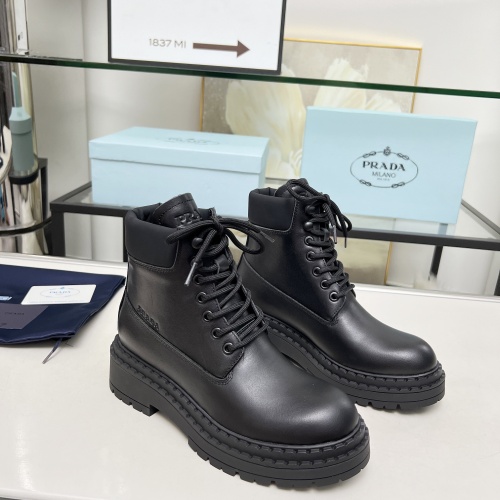 Replica Prada Boots For Women #1231840 $105.00 USD for Wholesale