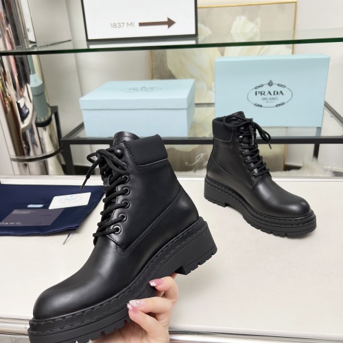 Replica Prada Boots For Women #1231840 $105.00 USD for Wholesale