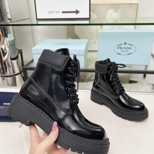 Replica Prada Boots For Women #1231841 $105.00 USD for Wholesale