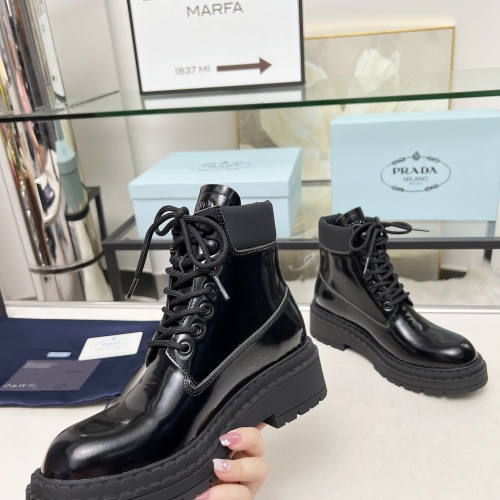 Replica Prada Boots For Women #1231841 $105.00 USD for Wholesale