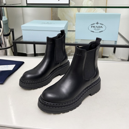 Prada Boots For Women #1231843 $102.00 USD, Wholesale Replica Prada Boots