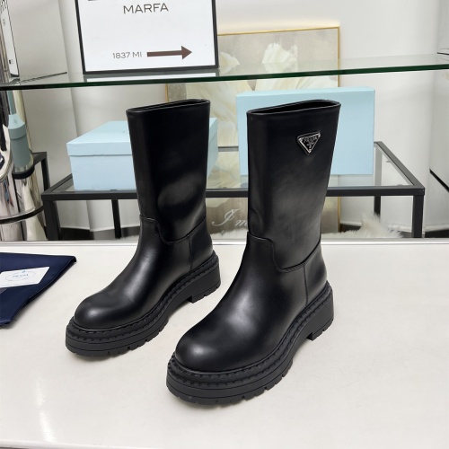 Prada Boots For Women #1231845 $118.00 USD, Wholesale Replica Prada Boots