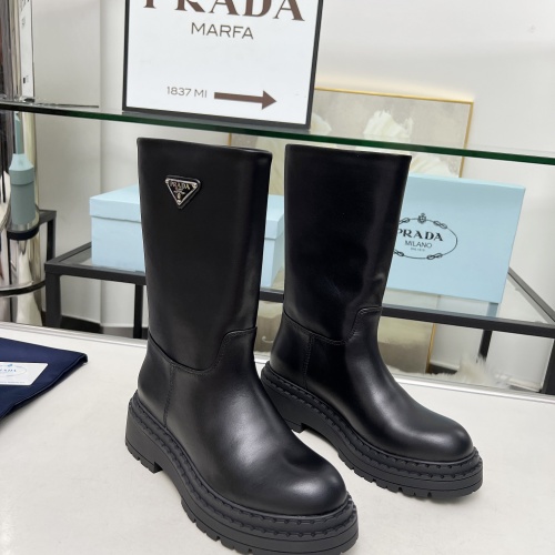 Replica Prada Boots For Women #1231845 $118.00 USD for Wholesale