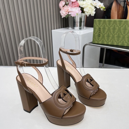 Replica Gucci Sandal For Women #1231913 $118.00 USD for Wholesale