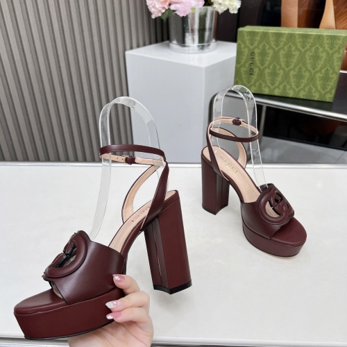 Replica Gucci Sandal For Women #1231914 $118.00 USD for Wholesale