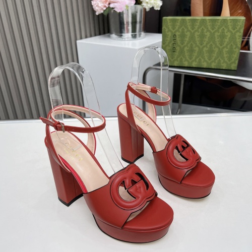 Replica Gucci Sandal For Women #1231915 $118.00 USD for Wholesale