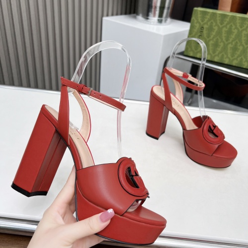 Replica Gucci Sandal For Women #1231915 $118.00 USD for Wholesale