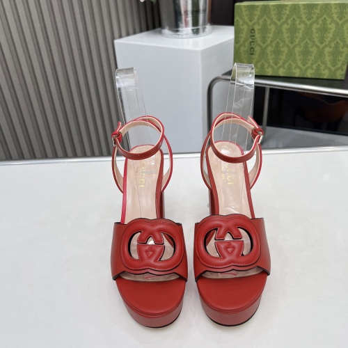 Replica Gucci Sandal For Women #1231915 $118.00 USD for Wholesale