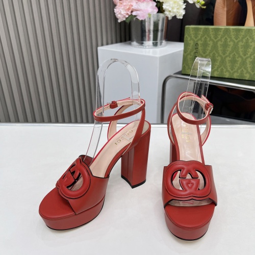 Replica Gucci Sandal For Women #1231915 $118.00 USD for Wholesale