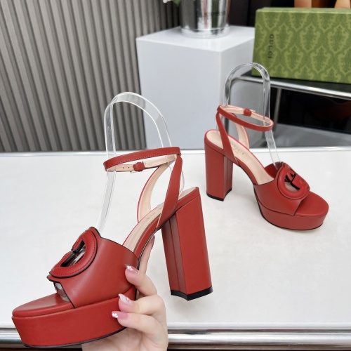 Replica Gucci Sandal For Women #1231915 $118.00 USD for Wholesale