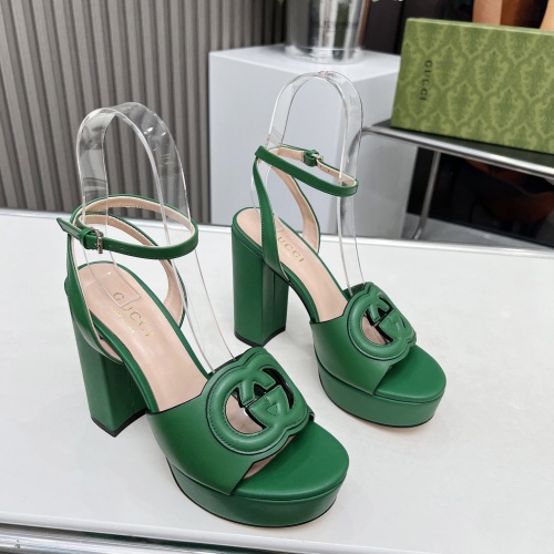 Replica Gucci Sandal For Women #1231922 $118.00 USD for Wholesale