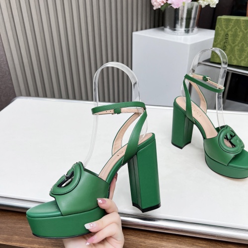 Replica Gucci Sandal For Women #1231922 $118.00 USD for Wholesale