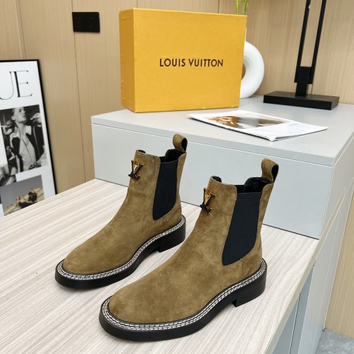 Louis Vuitton Boots For Women #1231961 $102.00 USD, Wholesale Replica Louis Vuitton Boots