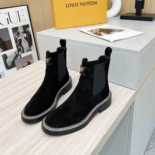 Louis Vuitton Boots For Women #1231963 $102.00 USD, Wholesale Replica Louis Vuitton Boots