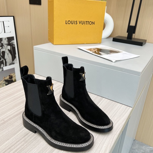 Replica Louis Vuitton Boots For Women #1231963 $102.00 USD for Wholesale