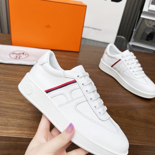 Replica Hermes Casual Shoes For Women #1231973 $98.00 USD for Wholesale