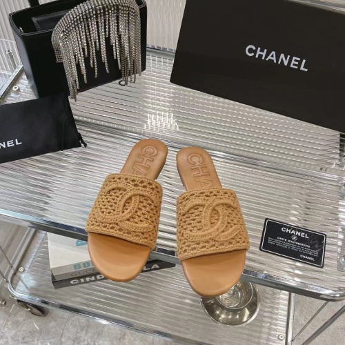 Chanel Slippers For Women #1231993 $98.00 USD, Wholesale Replica Chanel Slippers