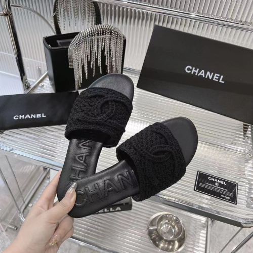 Replica Chanel Slippers For Women #1231995 $98.00 USD for Wholesale