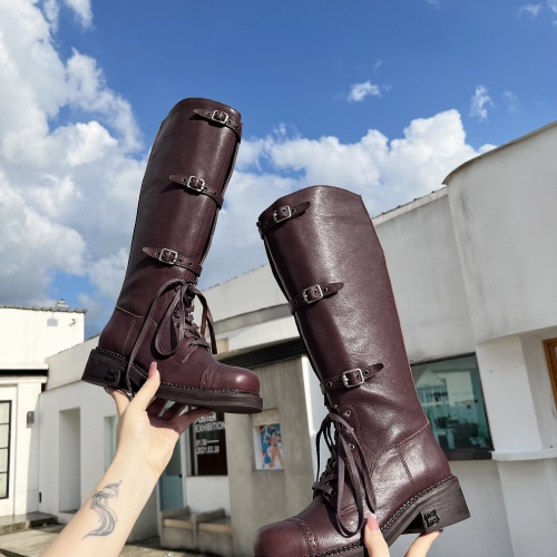 Replica MIU MIU Boots For Women #1231998 $172.00 USD for Wholesale