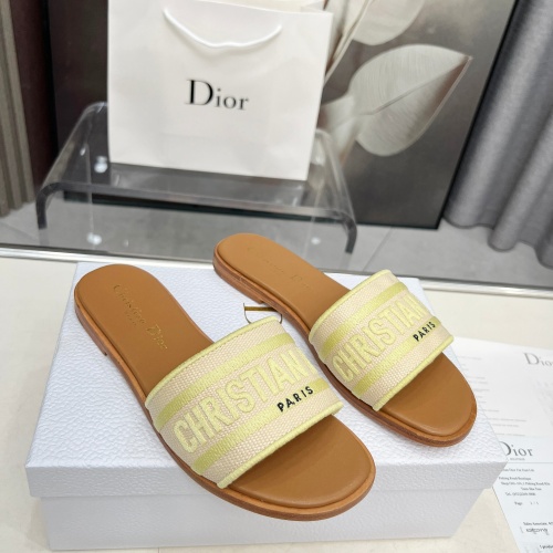 Replica Christian Dior Slippers For Women #1232006 $85.00 USD for Wholesale