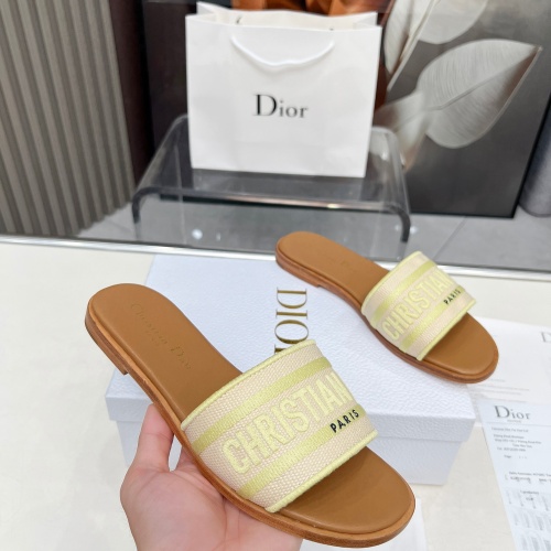 Replica Christian Dior Slippers For Women #1232006 $85.00 USD for Wholesale