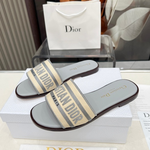 Christian Dior Slippers For Women #1232007 $85.00 USD, Wholesale Replica Christian Dior Slippers