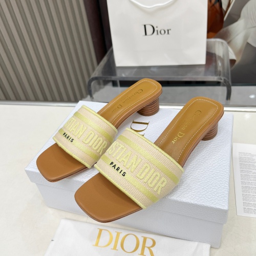 Christian Dior Slippers For Women #1232008 $85.00 USD, Wholesale Replica Christian Dior Slippers