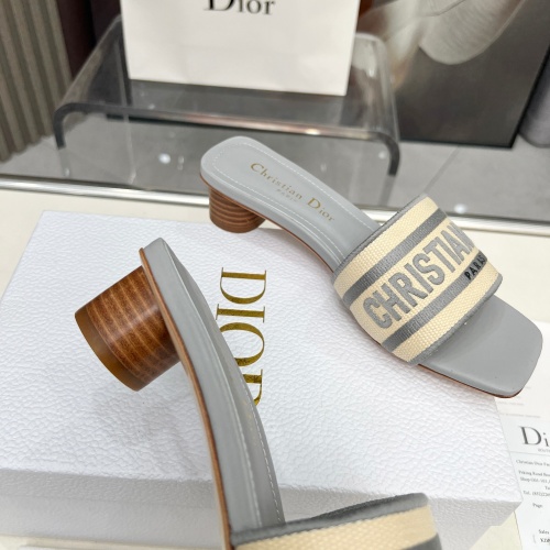 Replica Christian Dior Slippers For Women #1232015 $85.00 USD for Wholesale