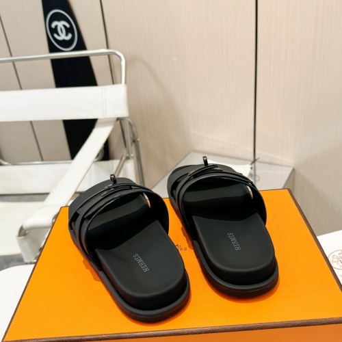 Replica Hermes Slippers For Women #1232088 $98.00 USD for Wholesale