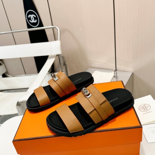 Hermes Slippers For Women #1232098 $98.00 USD, Wholesale Replica Hermes Slippers