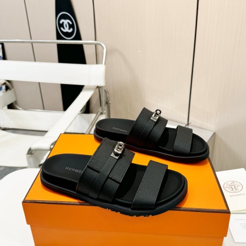 Replica Hermes Slippers For Women #1232106 $98.00 USD for Wholesale