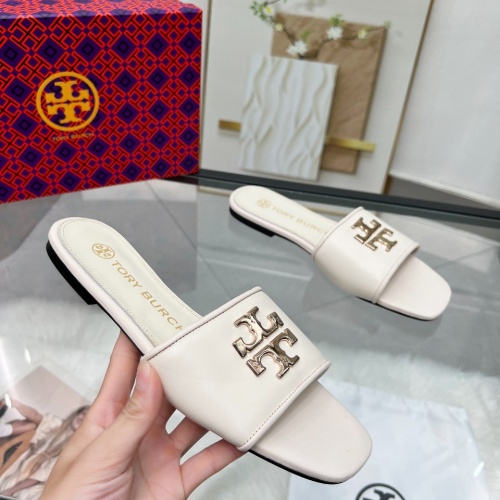 Replica Tory Burch TB Slippers For Women #1232120 $80.00 USD for Wholesale