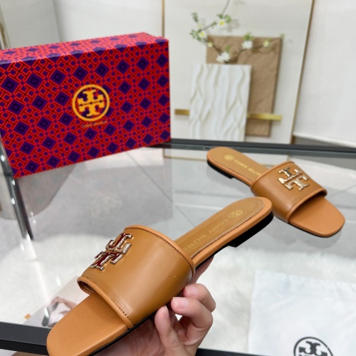 Replica Tory Burch TB Slippers For Women #1232122 $80.00 USD for Wholesale