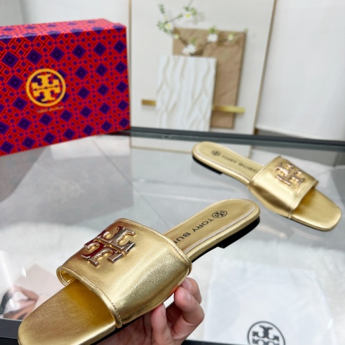 Replica Tory Burch TB Slippers For Women #1232126 $98.00 USD for Wholesale