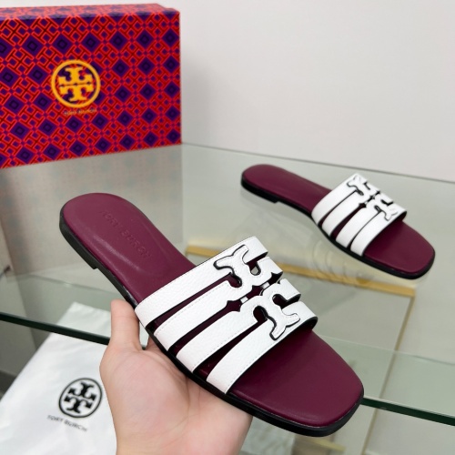 Replica Tory Burch TB Slippers For Women #1232127 $80.00 USD for Wholesale