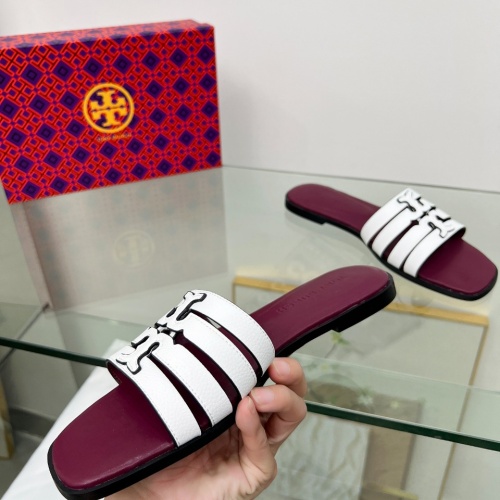 Replica Tory Burch TB Slippers For Women #1232127 $80.00 USD for Wholesale