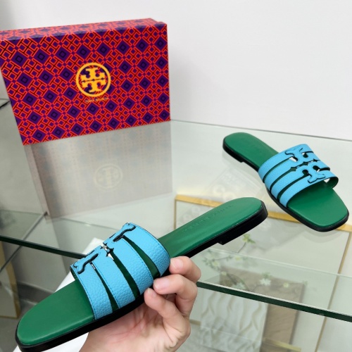 Replica Tory Burch TB Slippers For Women #1232128 $80.00 USD for Wholesale