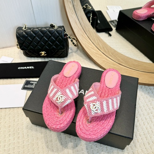 Chanel Slippers For Women #1232130 $96.00 USD, Wholesale Replica Chanel Slippers