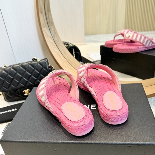 Replica Chanel Slippers For Women #1232130 $96.00 USD for Wholesale